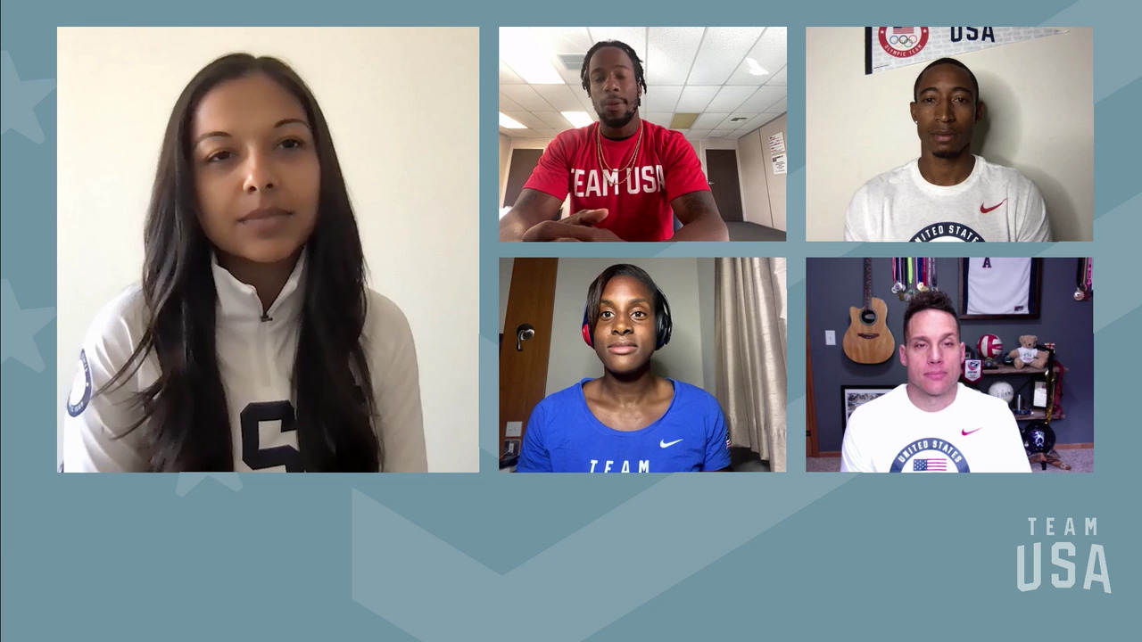 Carlin Isles, Perry Baker, Naya Tapper, Joe Delagrave | Tokyo 2020 Team USA Virtual Media Summit