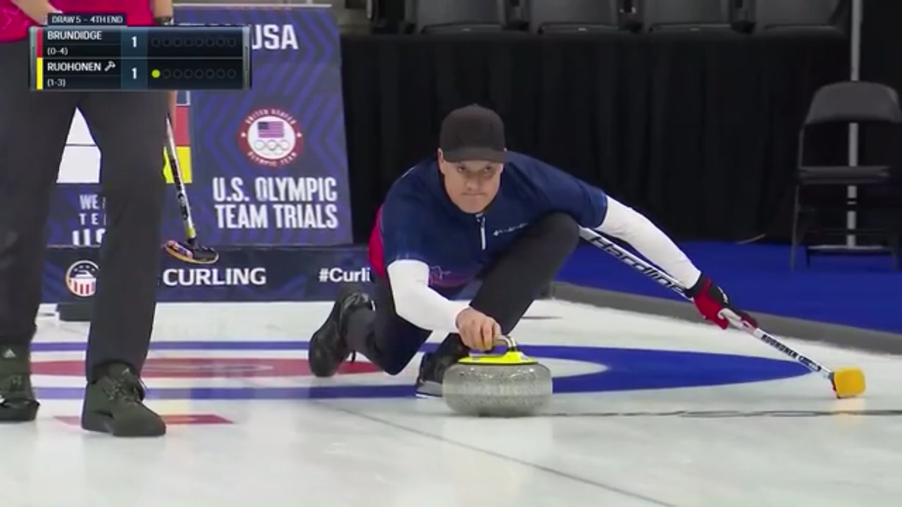 U.S. Olympic Team Curling Trials Highlights | Brundidge vs. Ruohonen