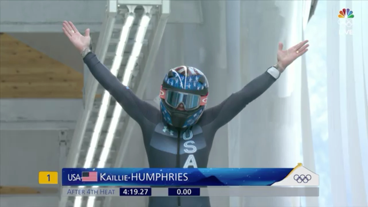 Kaillie Humphries Wins Historic Gold in Debut of Monobob | Bobsled | Beijing 2022