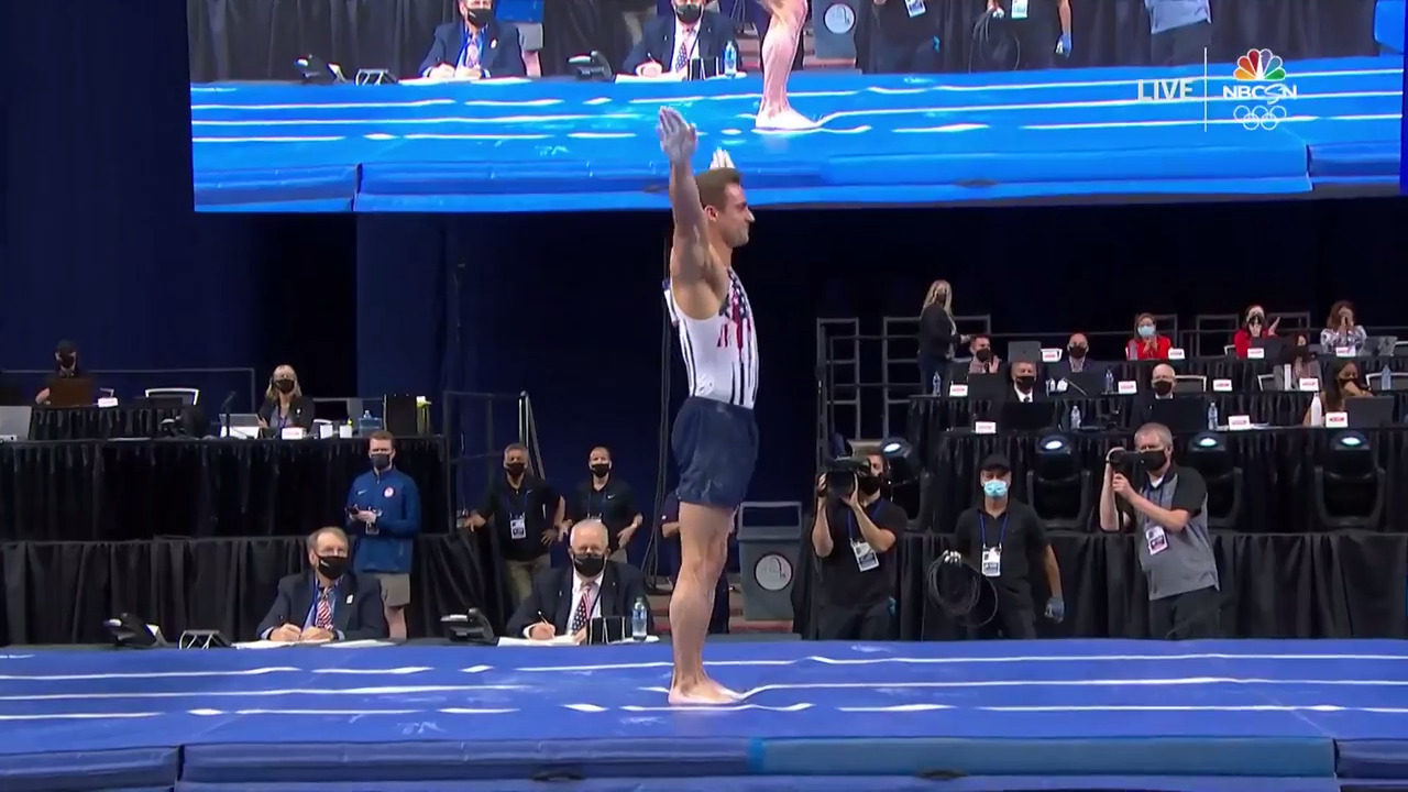 Sam Mikulak Vault Day 1 | Gymnastics U.S. Olympic Team Trials 2021