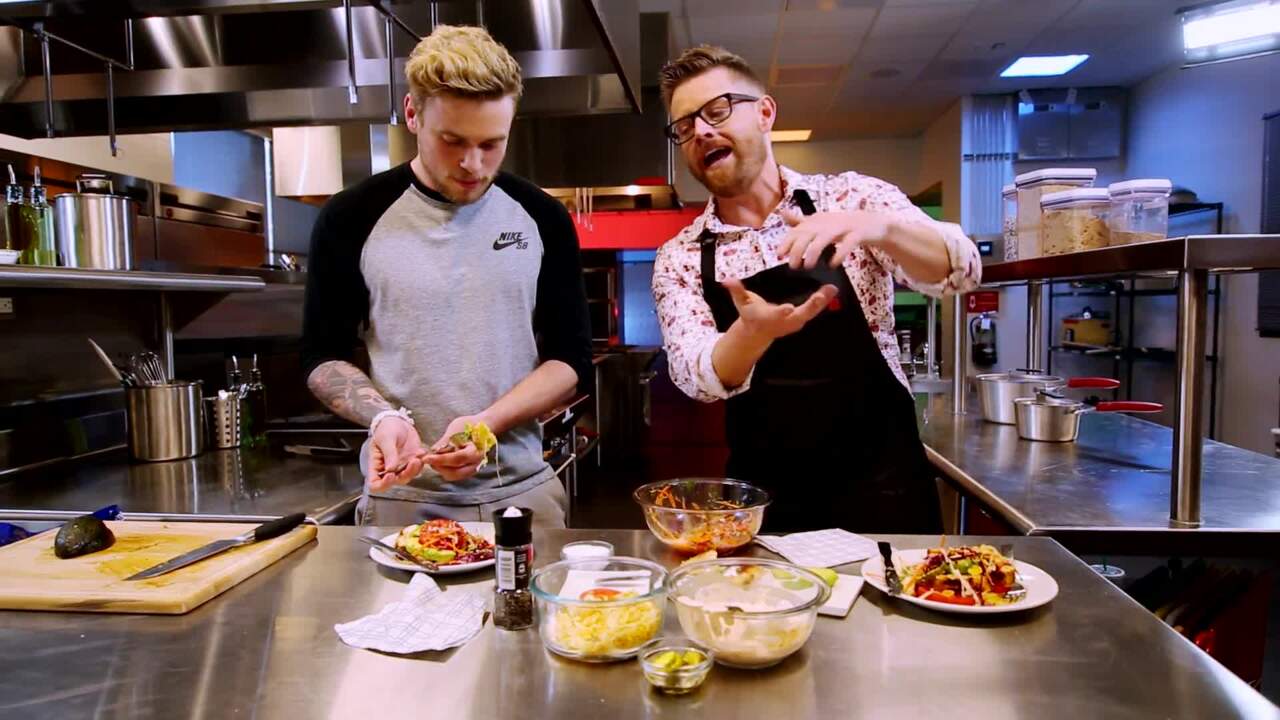 Cooking With Team USA | Gus Kenworthy Literally Serves His Meals On A Silver Platter