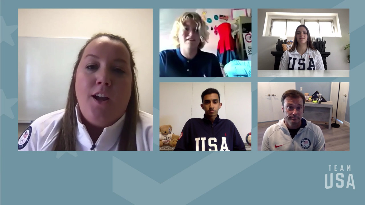 Nikhil Kumar, Brianna Salinaro, David Wagner, Bryce Wettstein | Tokyo 2020 Team USA Virtual Media Summit
