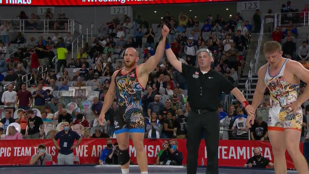 Kyle Snyder VS Kollin Moore -  Men's freestyle (97 kg.) | Wrestling U.S. Olympic Team Trials 2020
