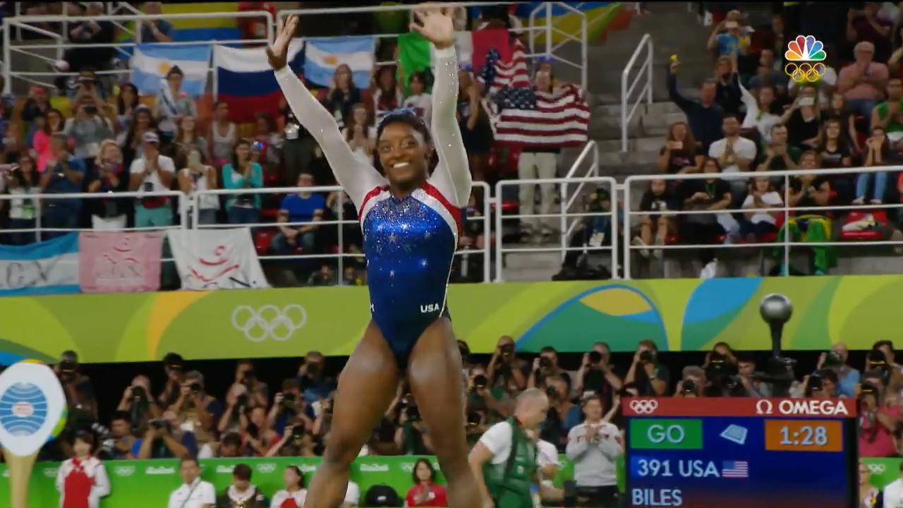 Simone Biles Wins Women's All-Around Gold, Her Fifth Overall Medal at Her First Olympics | Artistic Gymnastics | Rio 2016
