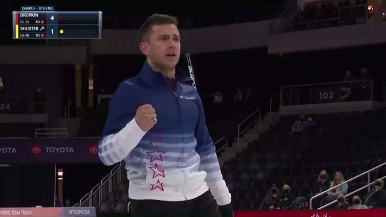 U.S. Olympic Team Curling Trials Highlights | Dropkin vs. Shuster