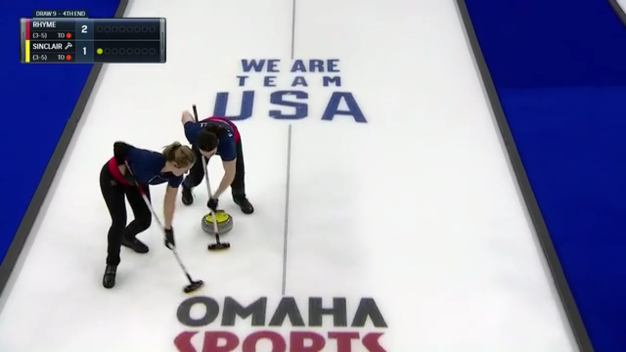 U.S. Olympic Team Curling Trials Highlights | Rhyme vs. Sinclair
