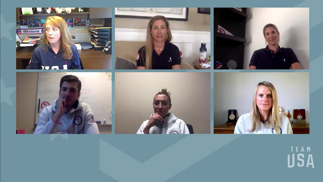 Matt Anderson, Alix Klineman, Jordan Larson, April Ross, Lora Webster | Tokyo 2020 Team USA Virtual Media Summit