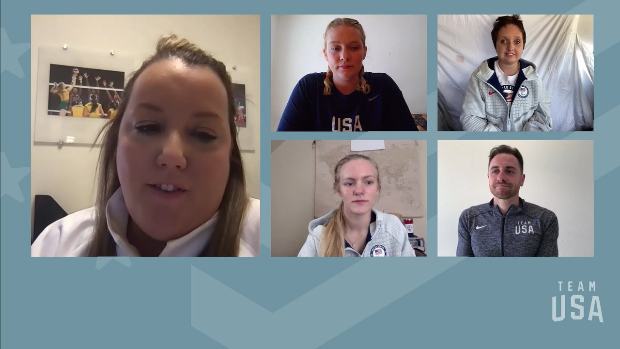 Sydney Collier, Jessica Heims, Rose Hollerman, Steve Serio | Tokyo 2020 Team USA Virtual Media Summit
