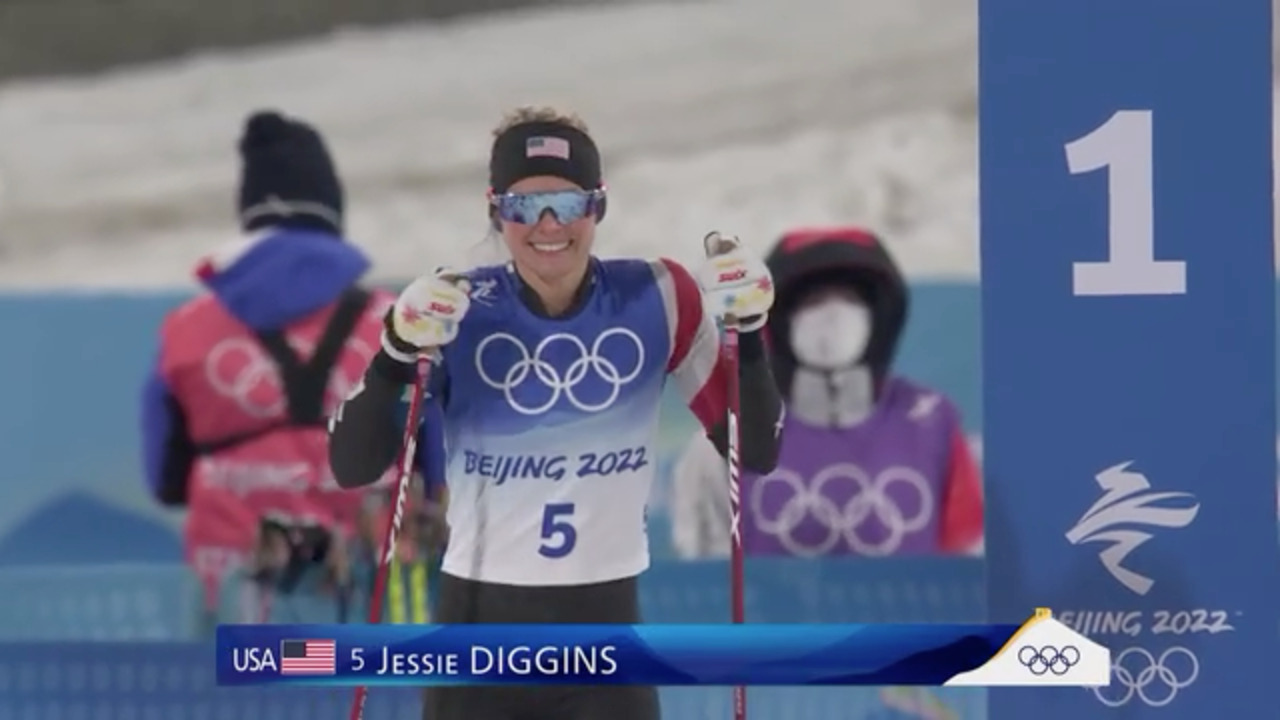 Jessie Diggins Sneaks in to Win Bronze in the Women's Sprint Freestyle Final | Cross-Country Skiing | Beijing 2022