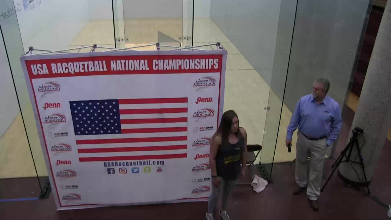 2019 National Intercollegiate Racquetball Championships Womens  Singles #1 Gold