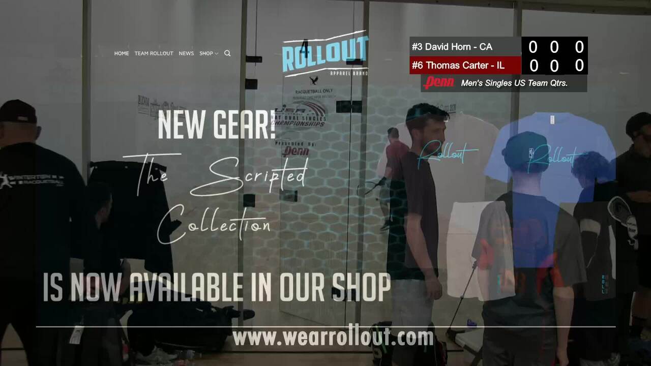 2019 National Singles Racquetball Championship Mens Quarterfinal