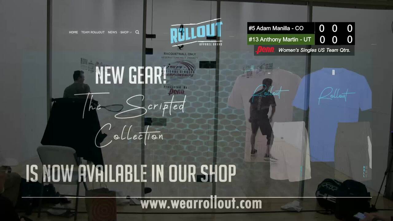 2019 National Singles Racquetball Championship Mens Quarterfinal