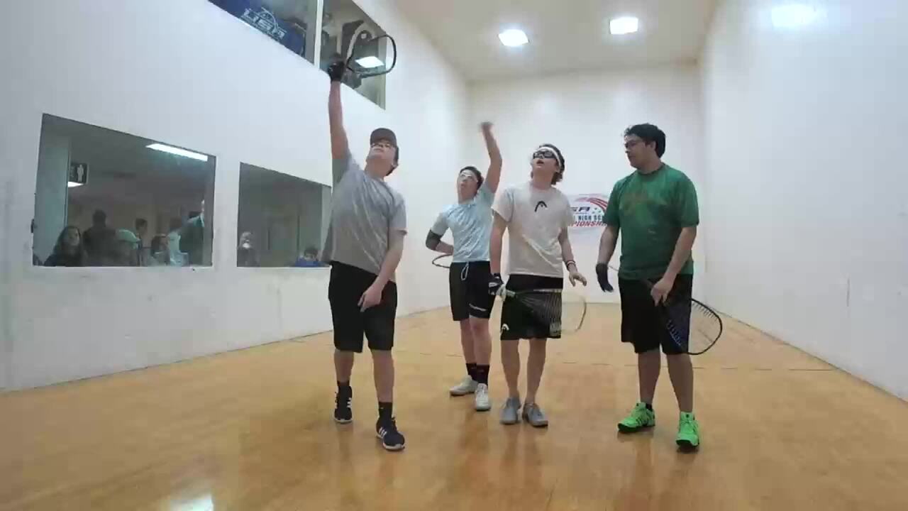2019 National High School Racquetball Championships Boys Doubles #1