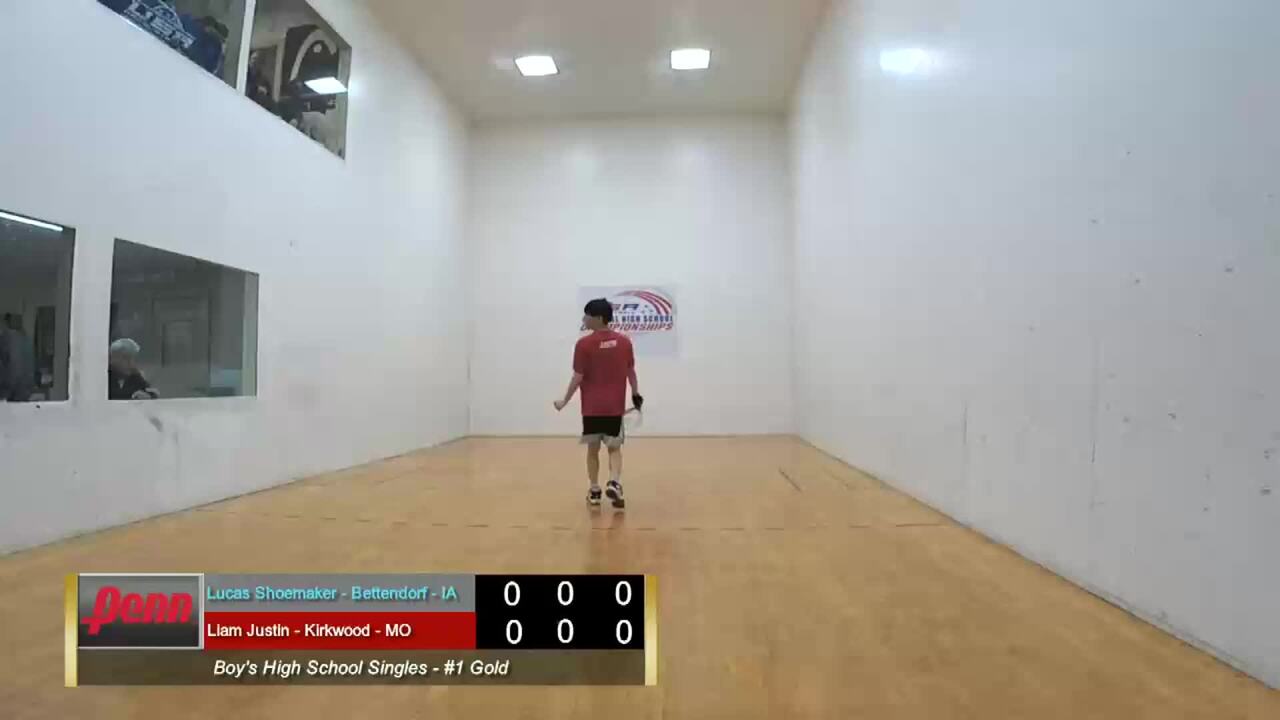 2019 National High School Racquetball Championships Boys Singles #1 Gold