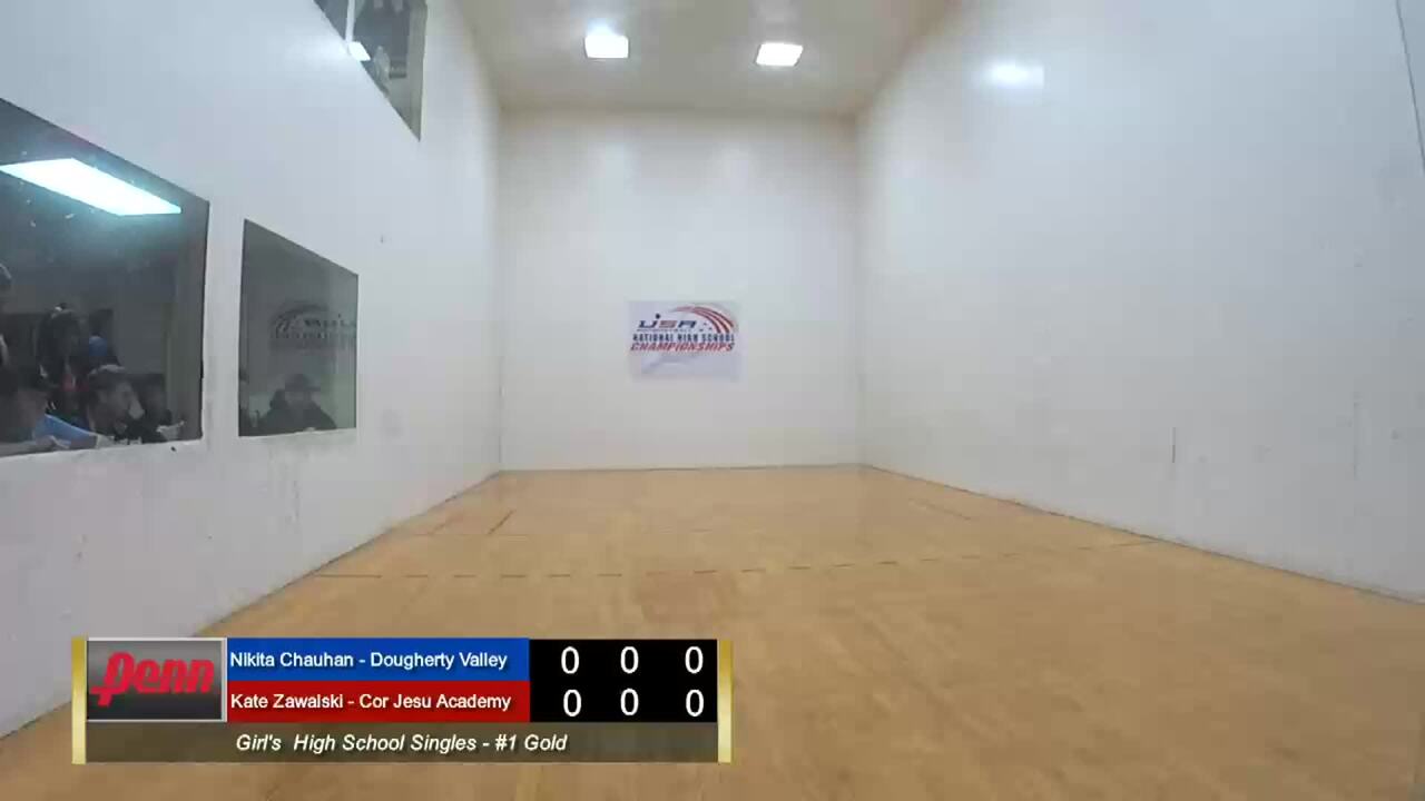 2019 National High School Racquetball Championships Girls Singles #1 Gold