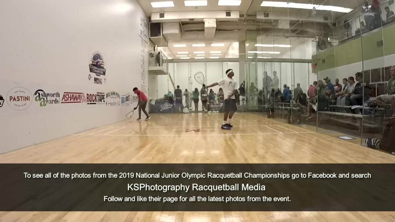 2019 National Junior Olympic Racquetball Championships Boys Singles 14 Under Final
