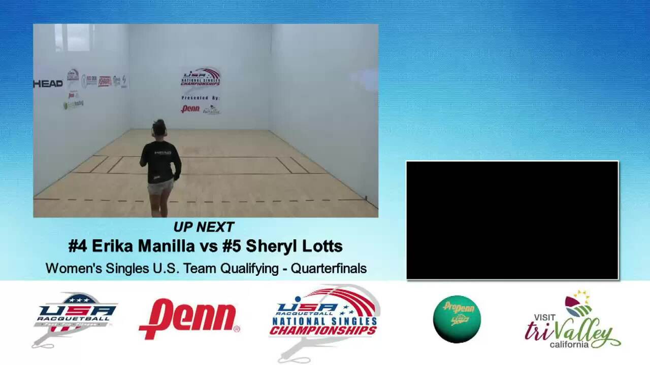 2018 National Singles Racquetball Championships Womens Quarterfinal