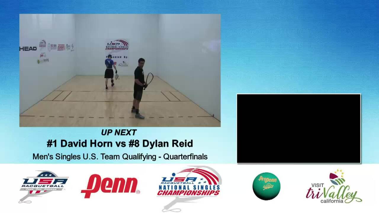2018 National Singles Racquetball Championships Mens Quarterfinal