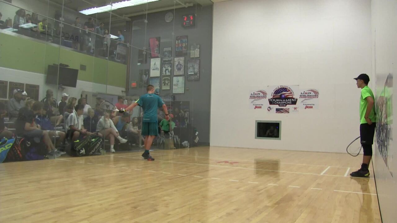 2019 National Junior Olympic Racquetball Championships Boys Doubles 16 Under Final