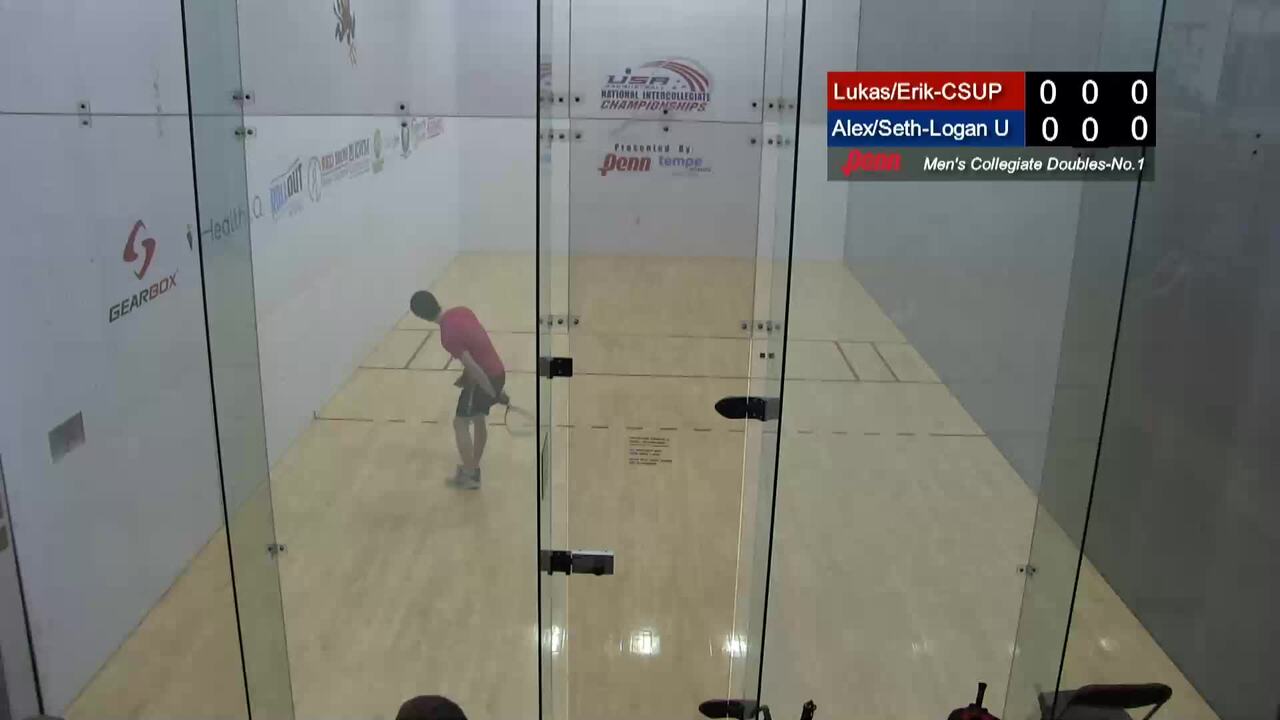 2019 National Intercollegiate Racquetball Championships Mens Doubles #1