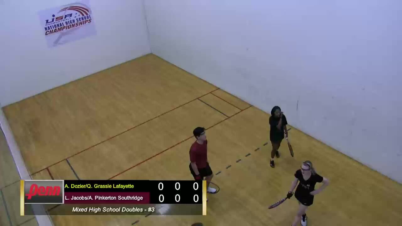 2019 National High School Racquetball Championships Mixed Doubles #3