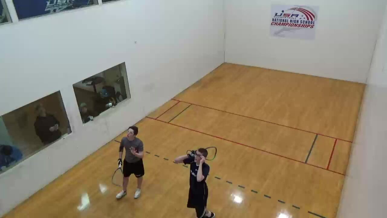 2019 National High School Racquetball Championships Boys Singles #1 Gold Round of 16