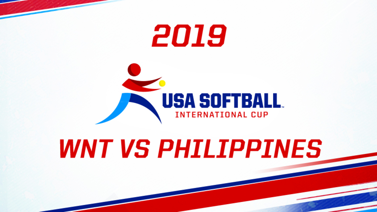 2019 USA Softball International Cup - USA vs PHI