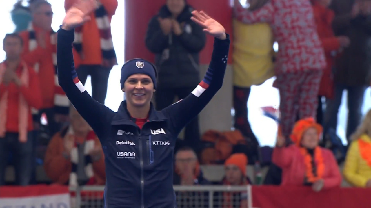 Brittany Bowe's 1000m World Championship Race