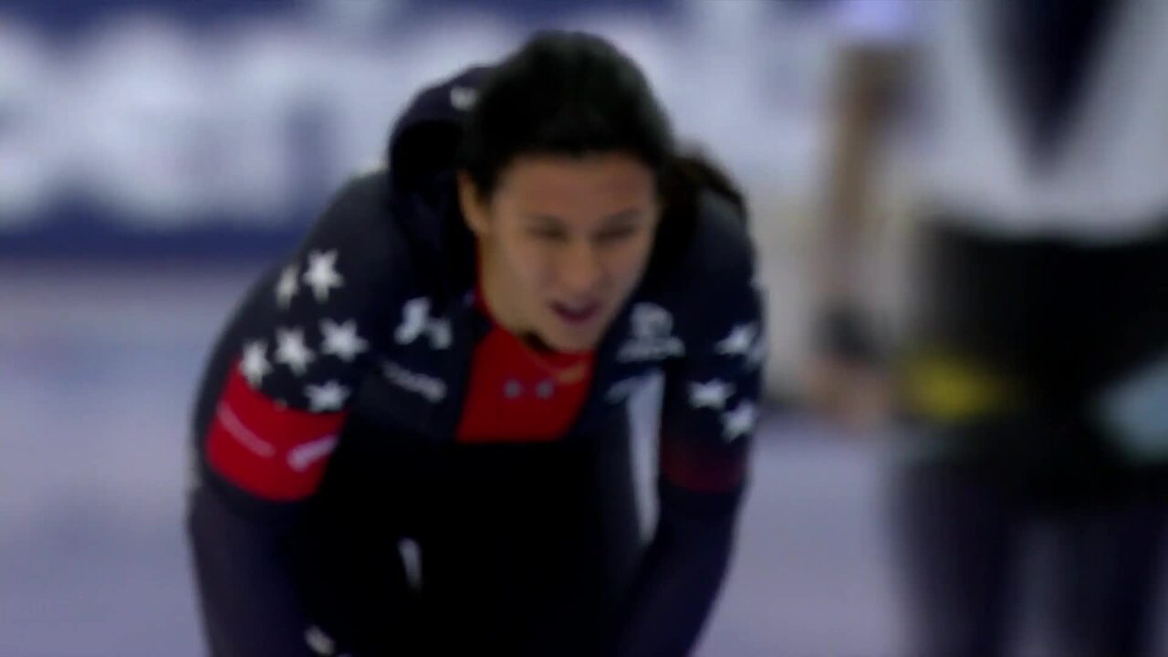 Brittany Bowe's 1500m Bronze Medal Race - WC1