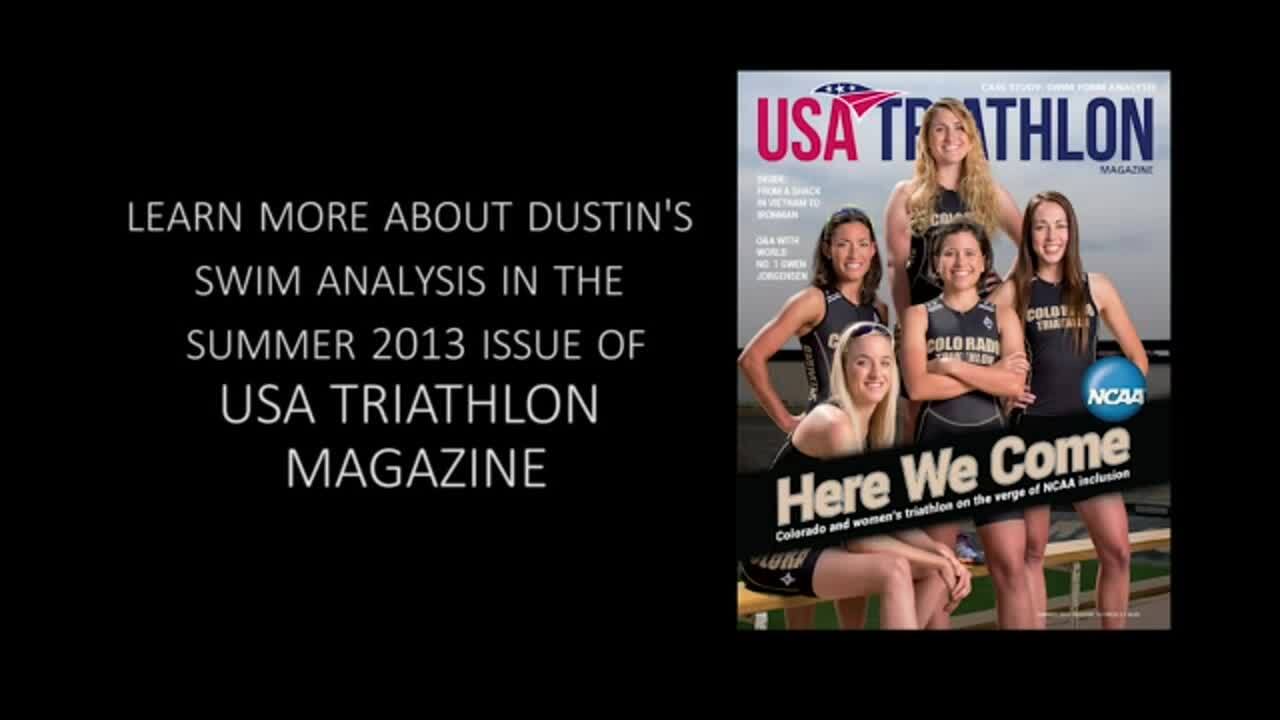 Dustin Breese- USA Triathlon Magazine Case Study: Swim Analysis