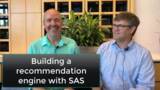 Recommendation engine with SAS