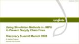 Using Simulation Methods in JMP to Prevent Supply Chain Fires