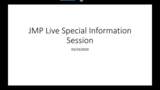 JMP Live Overview (for Users and Managers)