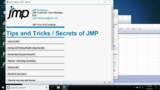 JMP Day - Tips and Tricks