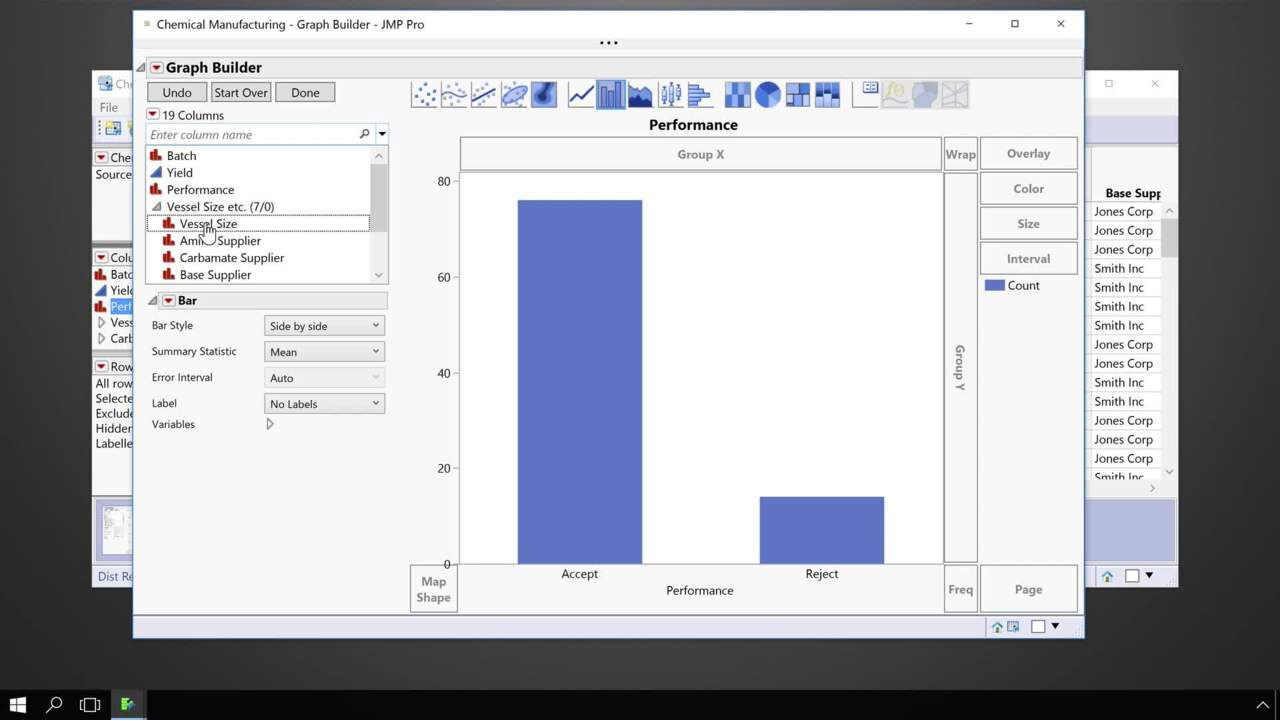 Creating bar charts and mosaic plots - JMP User Community
