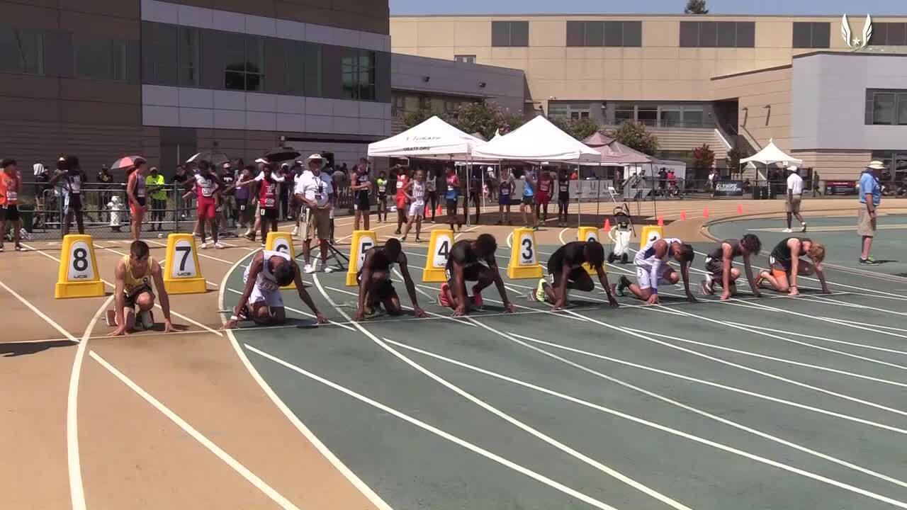 Videos - Boys 13-14 100m Prelim Heat 5 - USATF National Junior Olympic ...