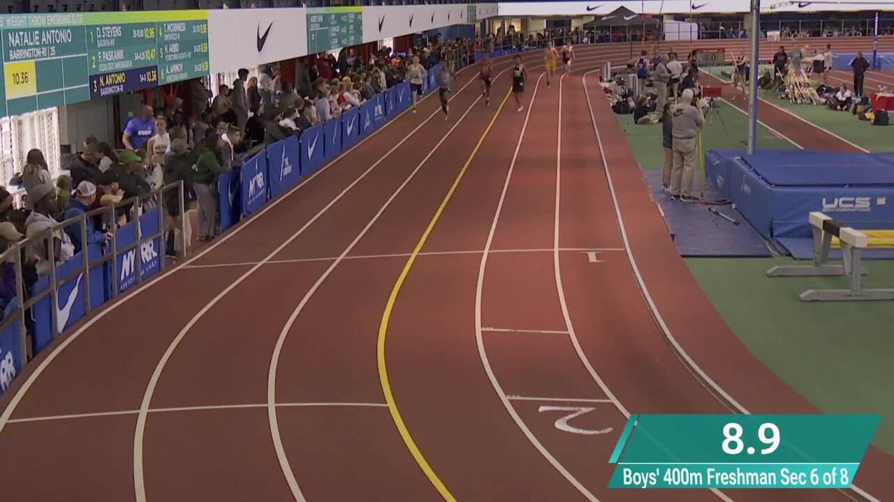 Nike Indoor Nationals Videos Boys 400m Dash Freshman Heat 5 Nike