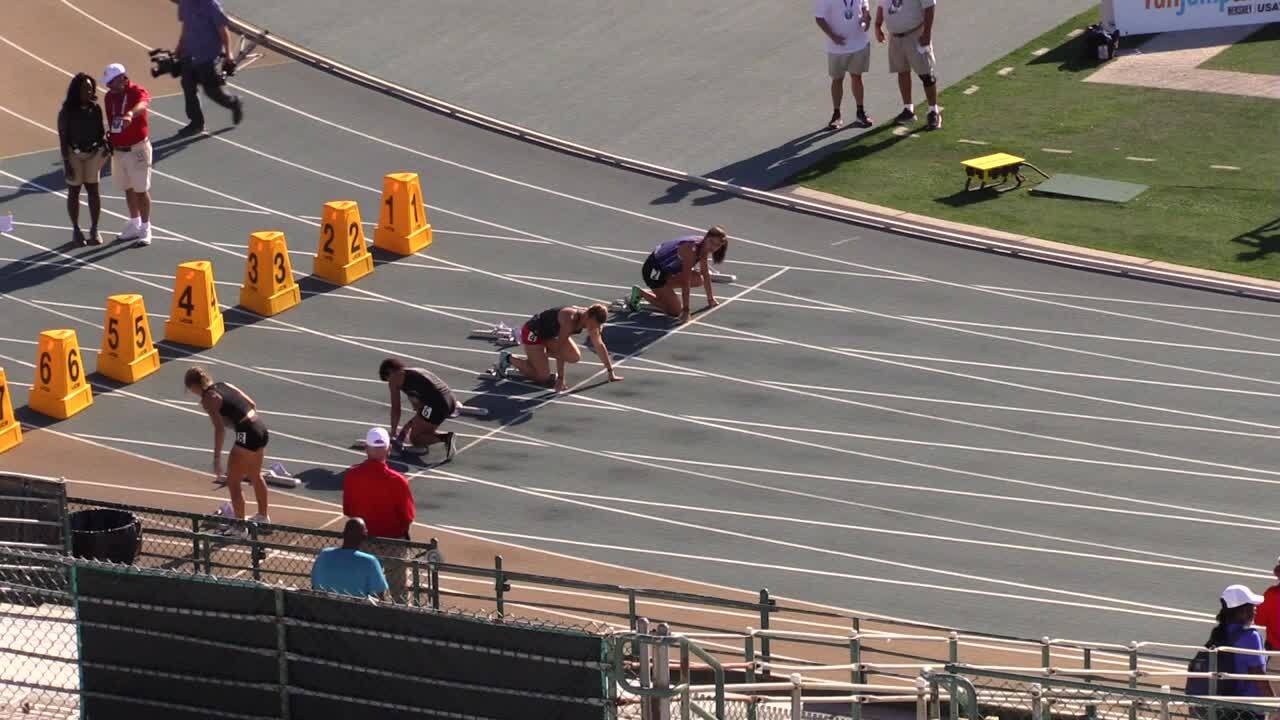 USATF.TV Videos Women's 1718 Heptathlon 100m Hurdles Section 4