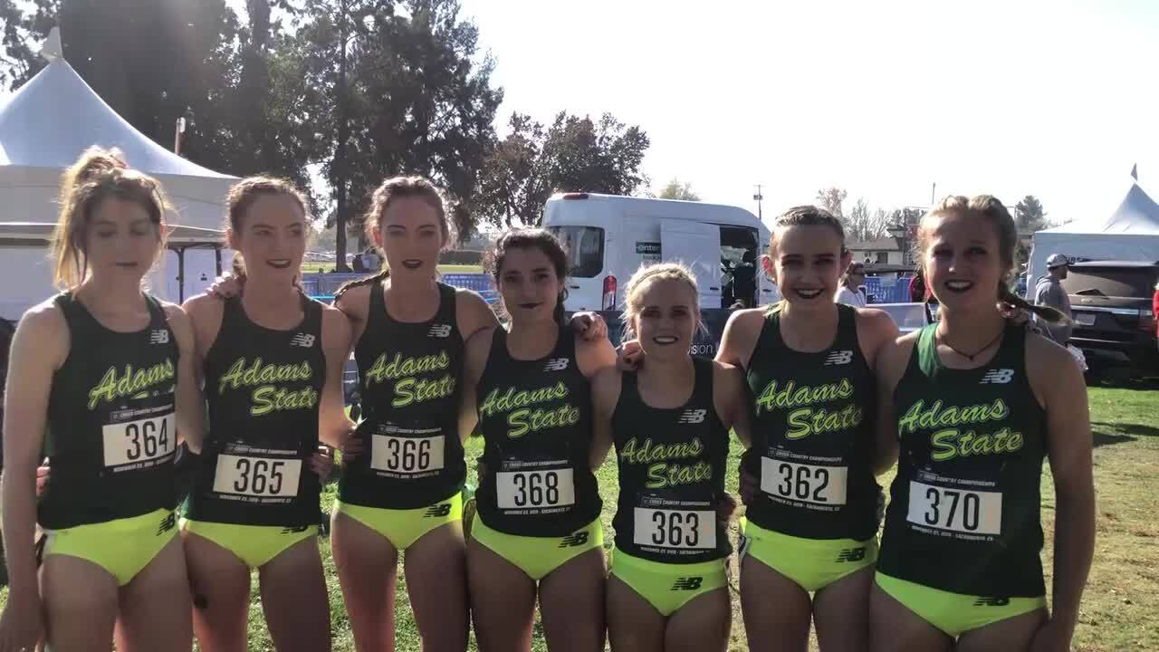 NCAA D2 Cross Country Championships Videos Adams State 1st Place