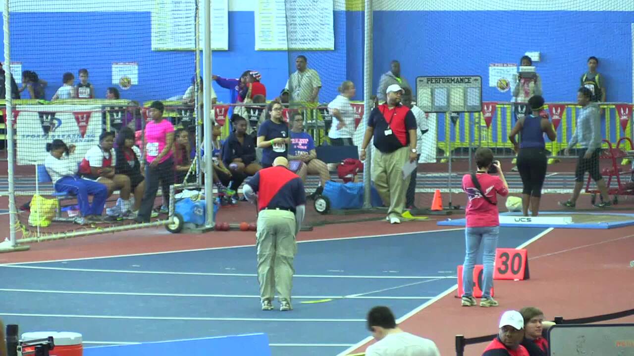 USATF.TV Videos Jeron Pitt Boys 1112 Shot Put USATF Youth Indoor