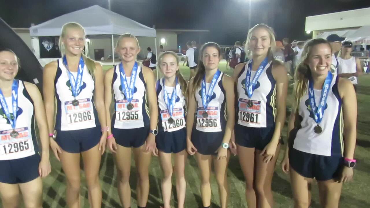 Southern California Community College Cross Country Championships - Videos  - Gabrielle De La Rosa of Santiago Canyon College 8th Place Women's 5K Race  - Southern California Community College Cross Country Championships 2016 -  DyeStatCAL