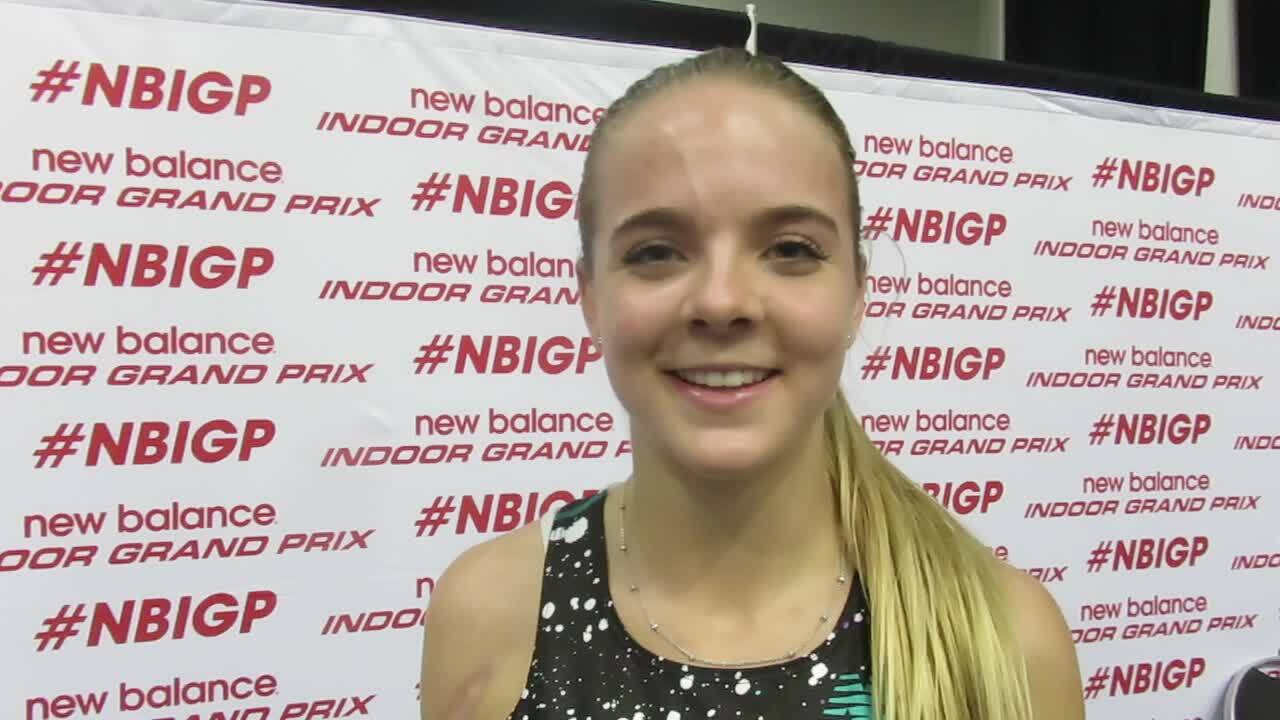 New Balance Indoor Grand Prix Videos Katie Nageotte 1st Place Women