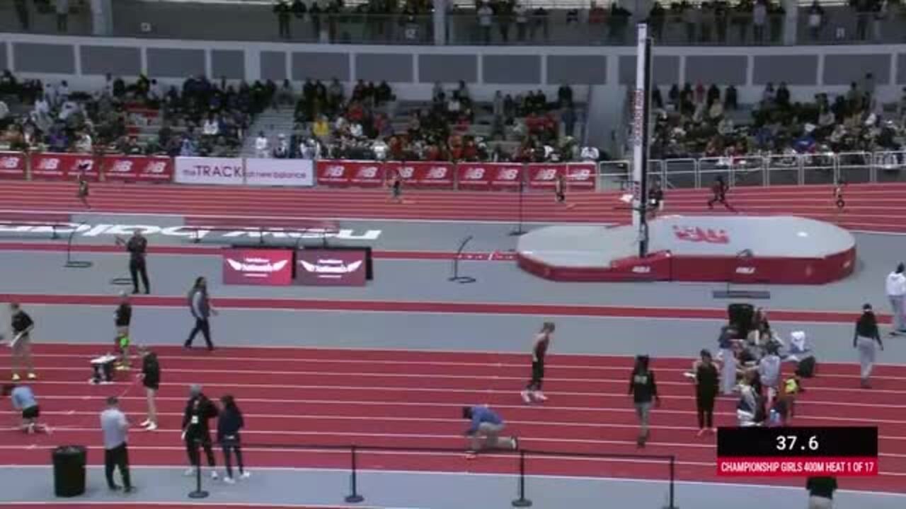 New Balance Nationals Indoor Videos Girls 400m Championship Prelim