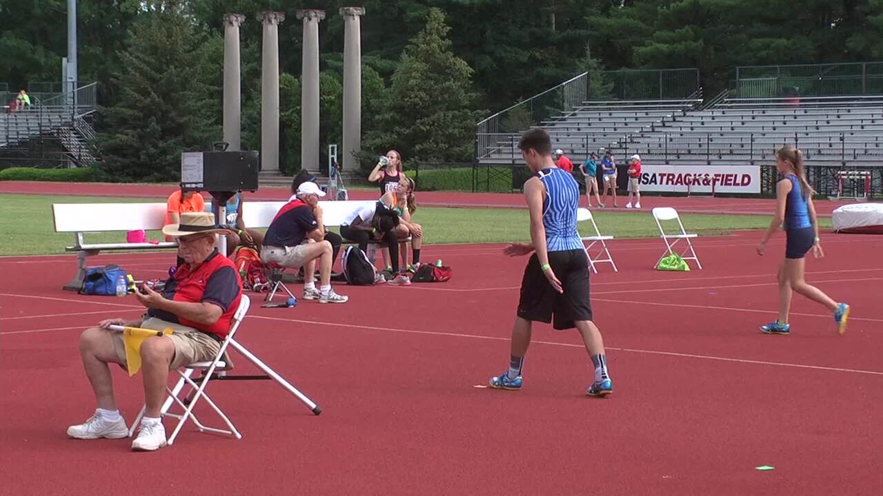 USATF.TV Videos Girls 1314 Pentathlon High Jump USA Youth