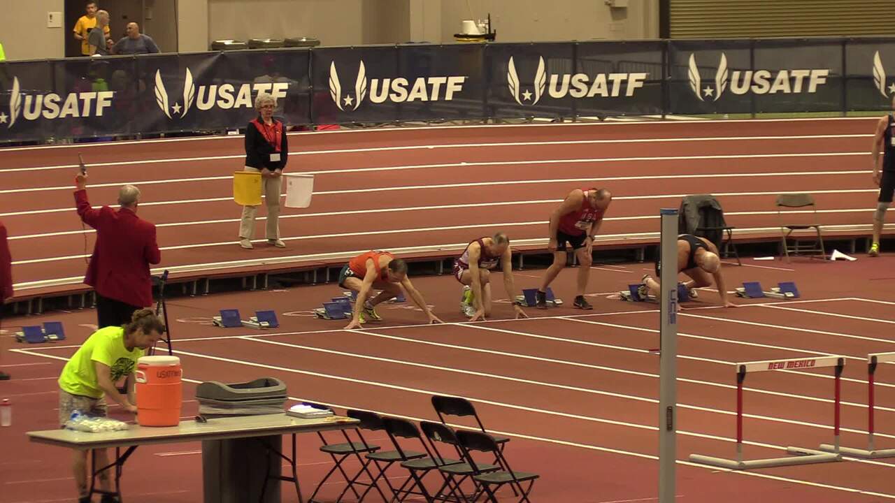 USATF.TV - Videos - Men's 55-59 60m Hurdles - USATF Masters Indoor ...