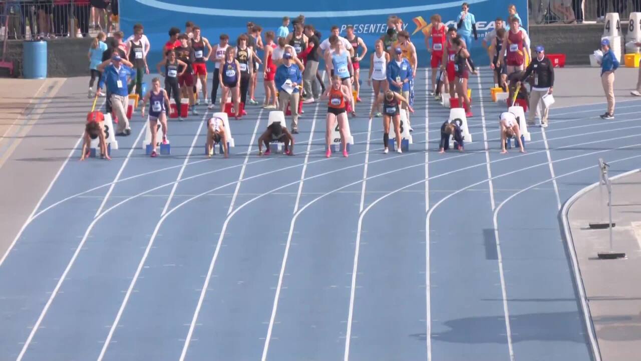 USATF.TV Videos Girls 100m Prelim Heat 2 Drake Relay 2023