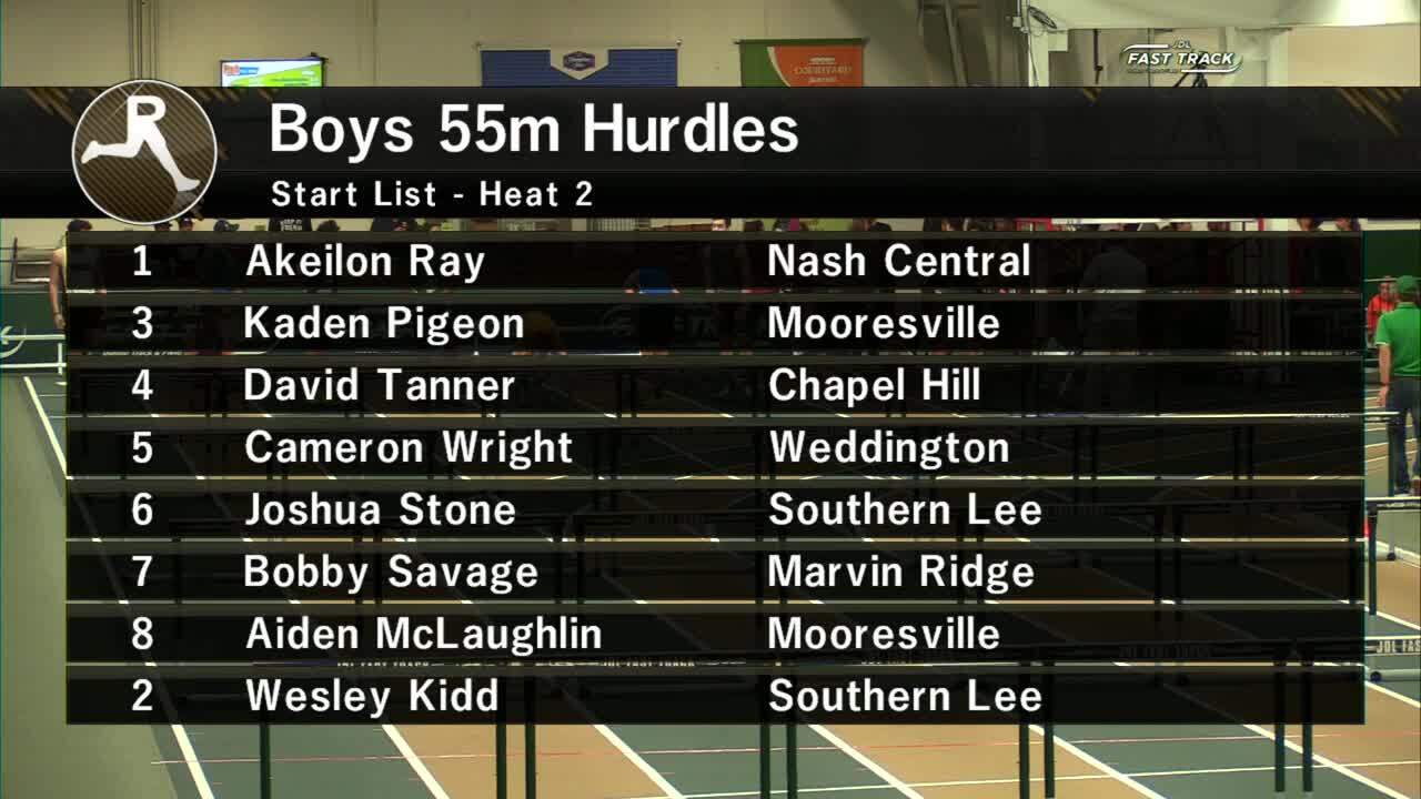 Weddington Invitational - Videos - Boys 55m Hurdles Section 2 ...