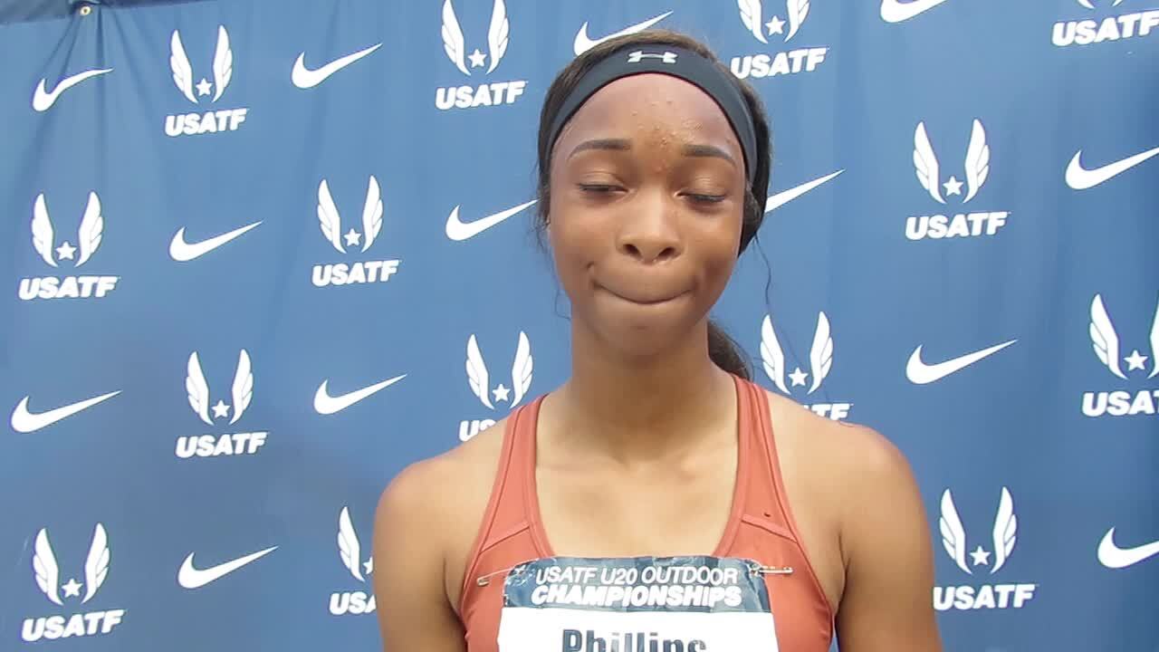 DyeStat.com - Videos - Leah Phillips 5th Place Women's 400m Hurdles and ...