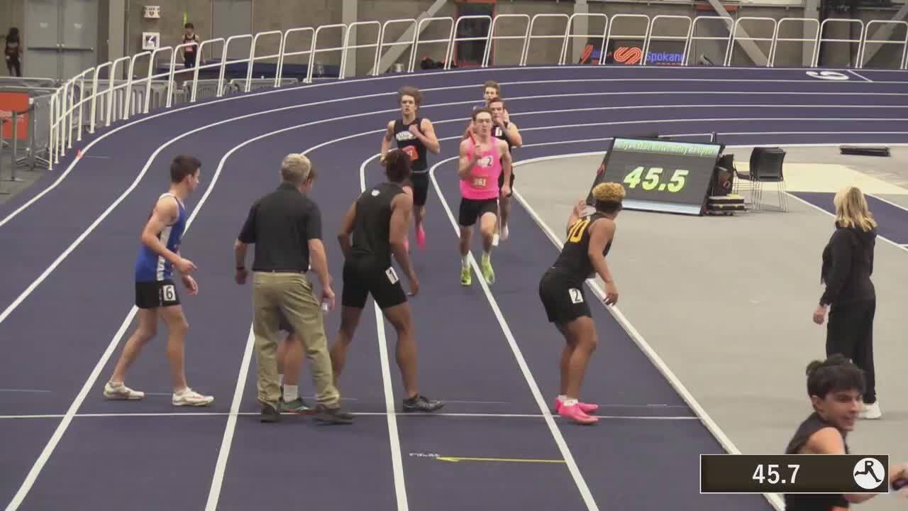 Spokane High School Invitational Videos Boys 4x200m Relay Section 2