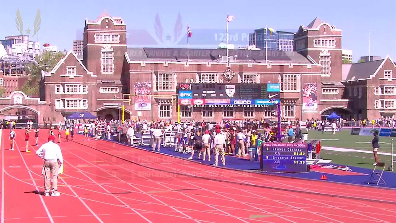 Girls 4x100m Relay Philadelphia Area Private & Charter Schools Event 325 -  Penn Relays 2017